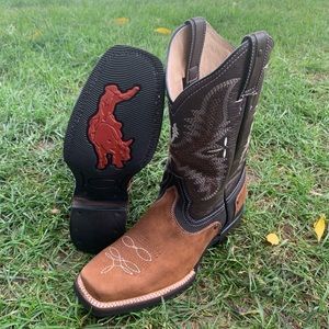 Women’s Western Rodeo Cowgirl Leather Boots Tan botas Vaqueras